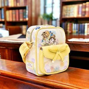 Wondapop  Beauty and the Beast Vegan Leather 8" Crossbody